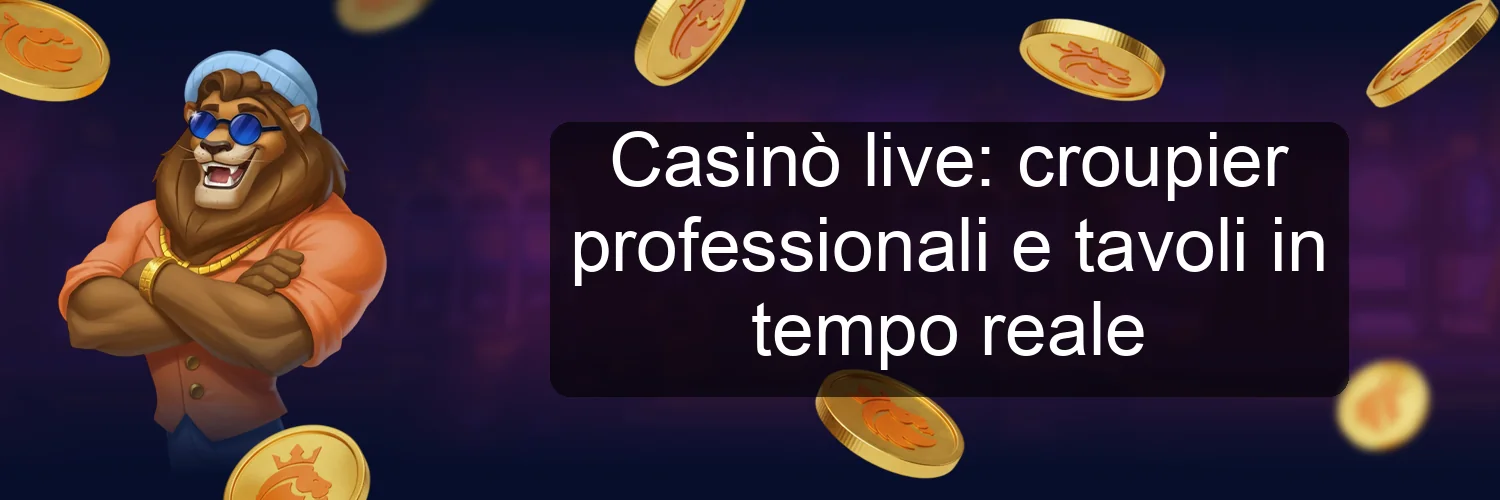 Casinò live: croupier professionali e tavoli in tempo reale Casinò live: croupier professionali e tavoli in tempo reale